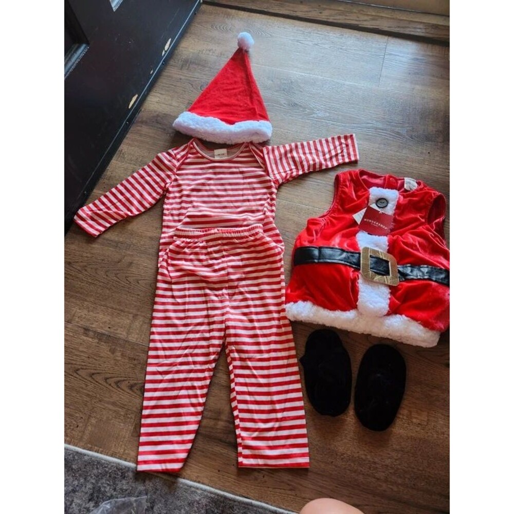 NWT Wondershop Baby Santa Claus Costume Set 12-18 Months 4-Pc Christmas Outfit